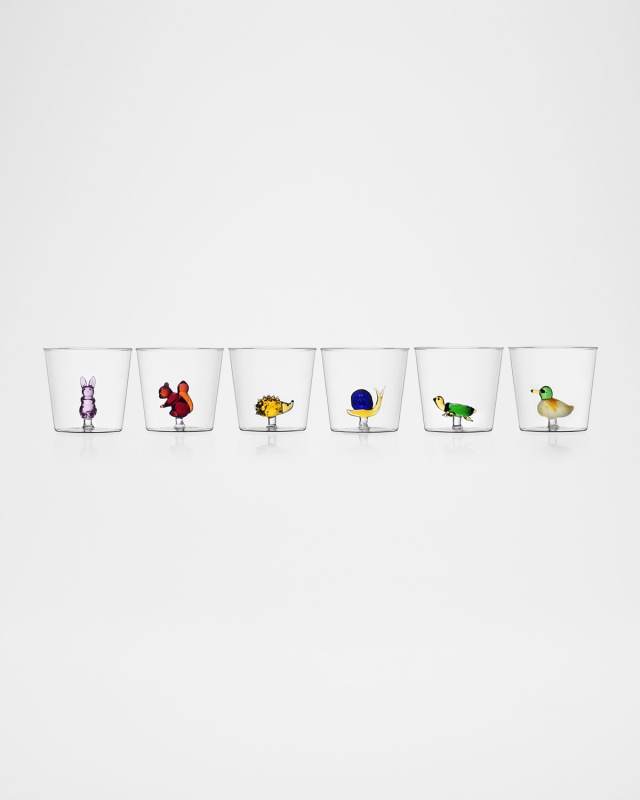 Animal Farm Assorted Small Tumblers, Set of 6